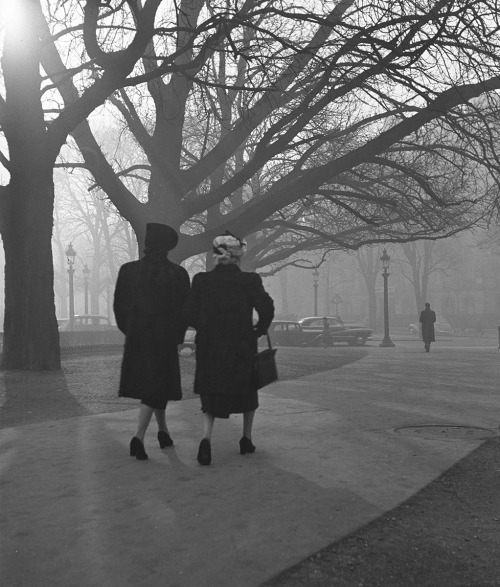 Todd Webb. Paris Fog, 1950.