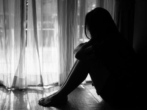 And There She Was, Sitting On The Floor, Her Tears Flowing, Thinking About Everything Everyone Told Her