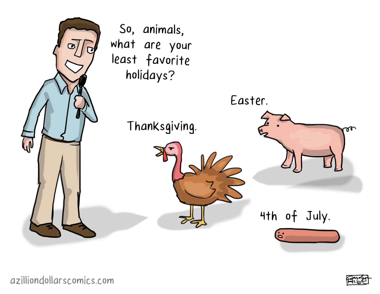 tastefullyoffensive:  [azilliondollarscomics]