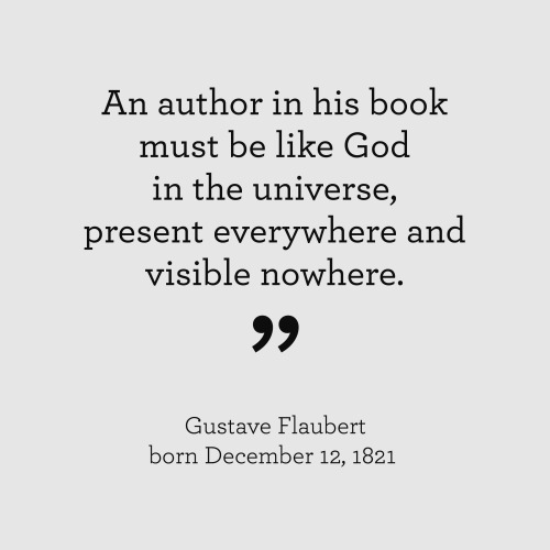 Happy Birthday, Gustave Flaubert!