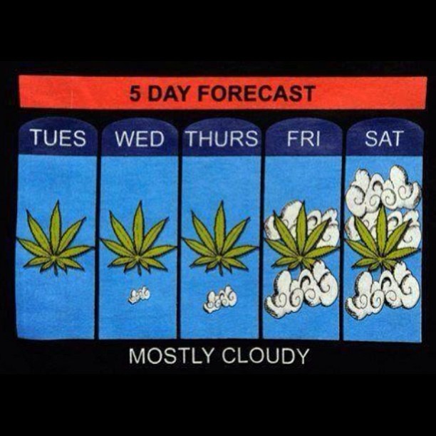 5 Day Forecast #slightlystoopid #cypresshill #420 #redrocks #topoftheworld