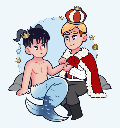 King and Merman~ check out my etsy shop!