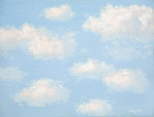 thunderstruck9:  René Magritte (Belgian, 1898-1967), La Malédiction, 1963. Oil on canvas on cardboard, 16.1 x 21 cm.
