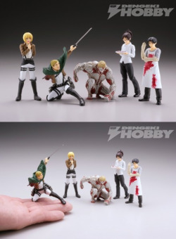 Capsule One Has Released More Images Of Their Next Set Of Snk Figures (Armin, Hanji,