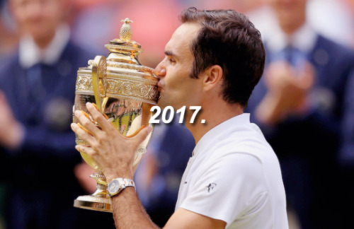 oliviergiroudd:Roger Federer wins a record breaking 8th Wimbledon title (beating Sampras’s 7) and br