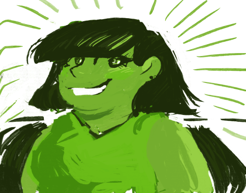 Very green kuki doodle. Teen Kuki’s design fills my heart with love.