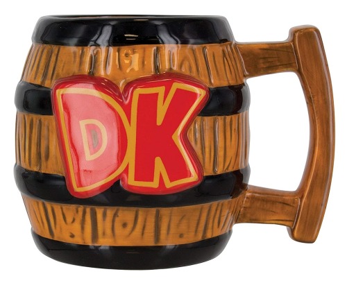 Officially licensed 2018 barrel-shaped Donkey Kong mug.Main Blog | Twitter | Patreon | Small Finding