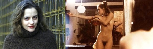 Amanda Ooms, Swedish actress. Top &amp; bottom pictures: Hotel St. Pauli (1988).