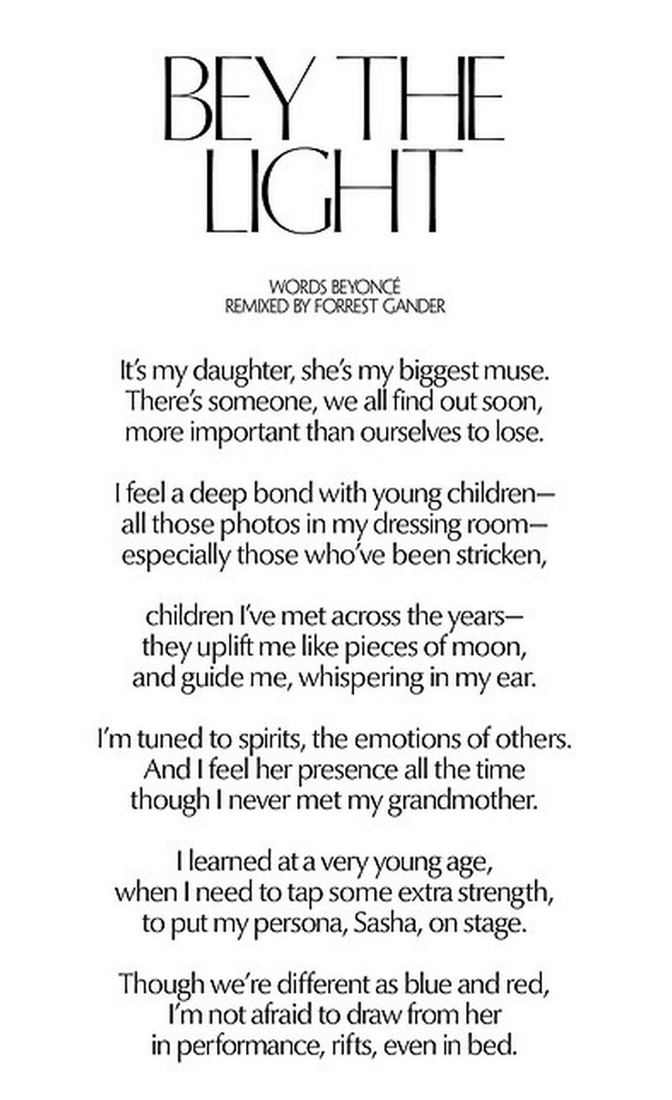 beyonceinfo:  Beyoncé for CR Fashion Book Issue #5 