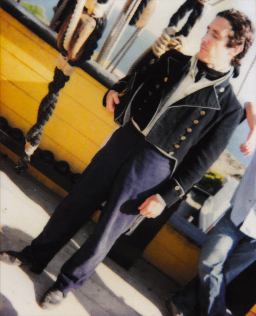 thecaptainspock:Adjusted photos from ‘Hornblower’ shooting part 1