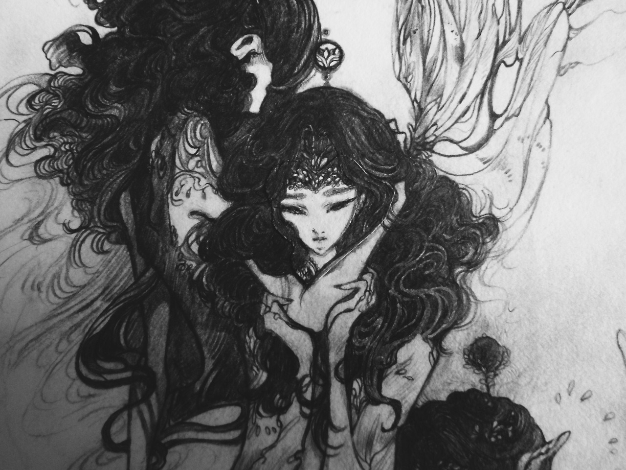 katarinadiary:  &ldquo;Second I and Third&rdquo; wip, progress as you can