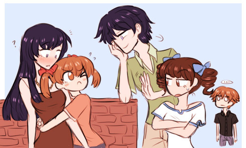 dashingicecream:    yumi hanging with the ogasawara relatives ….and poor, poor yuuki 