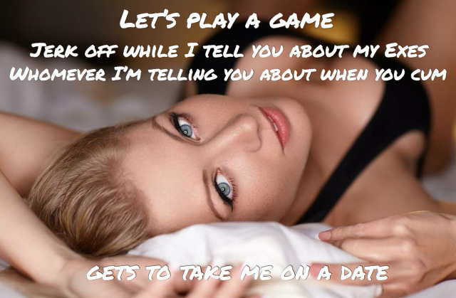 wantingahotwife:girlfrienddeservesbigger:hotwifenightout:I&rsquo;d definitely love to play this gameSounds like a fun game!