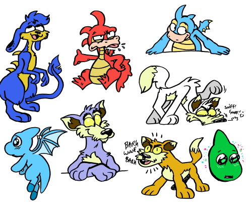 Some neopets!