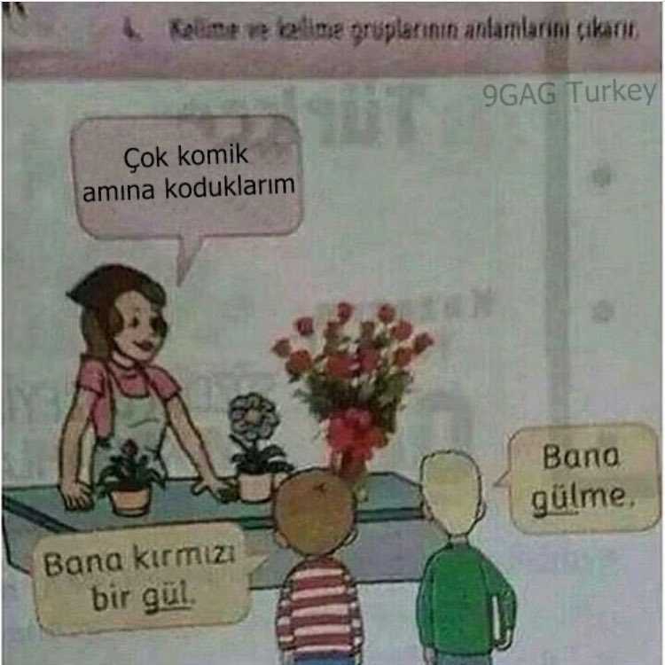 - bana kırmızı bir gül
-...