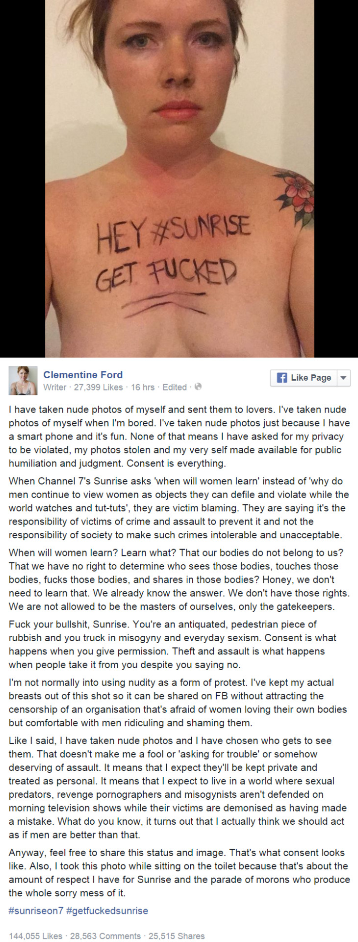 Clementine ford naked