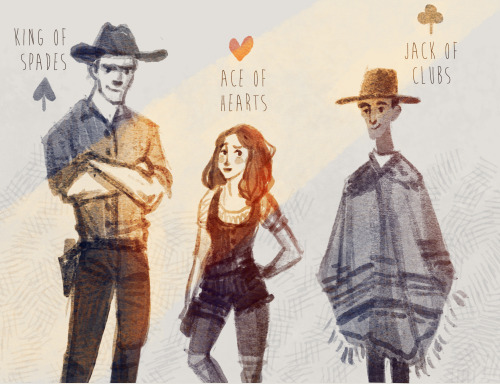 artandectofanne: Jeff, Annie and Abed from the “A Fistful of Paintballs” western episode