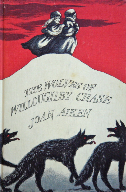 folkhorror: cover art by Edward Gorey Gorey Covers #2:Joan Aiken - “The Wolves of Willoug