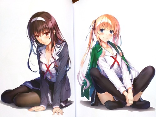 Misaki Kurehito Art Book First Volume: Flat. (Saenai Heroine no Sodatekata) (part 2)