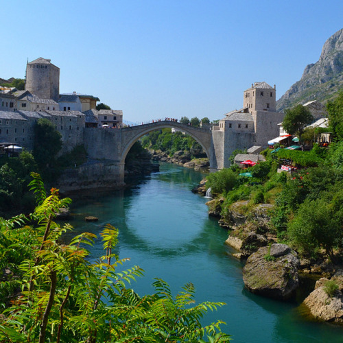 exersigh:travelthisworld:Mostar Bridge, Mostarsubmitted by: pandaine, thanks!This reminds me of the 