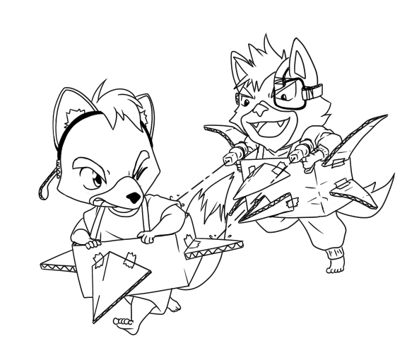 myuutsufan:  I’m going to color this later when I have time, but I had to get this