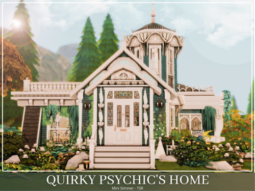 Quirky Psychic’s Home (NO CC) This is a small fun quirky house made for a psychic or a paranor