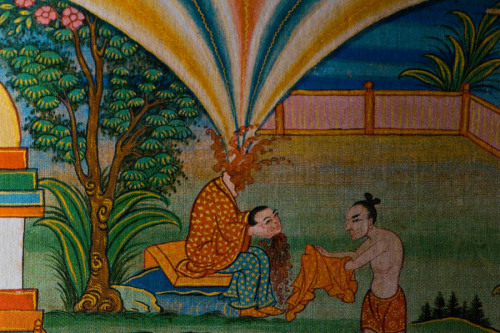 Lord Buddha in the form of King Dayoe from exhibition The Dragon’s Gift: The Sacred Arts of Bhutan: 