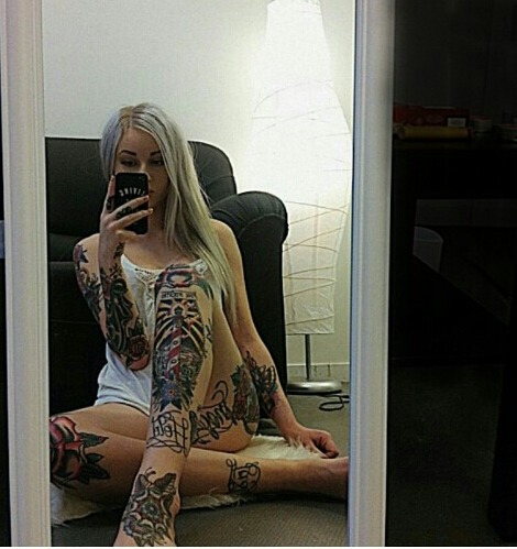 sexyinkgirls-mmm-so-nice:  More here Sexy Ink Girls - Mmmm, So Nice