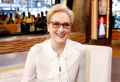 Meryl Streep is a guest on ‘Good Morning America,’ 8/9/16 (✗)