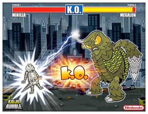 Porn Pics xombiedirge:  Kaiju Rumble by Phil Postma / Blog / Store