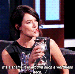 was-jaimelannisters-blog:  Lena Headey and Jimmy Kimmel talk Game of Thrones style