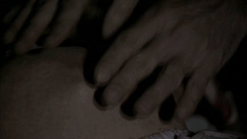 You Have A Gif That You’ve Used A Few Times Of A Man In Red Putting Some Sort Of Powder On A Pregnant