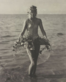 madivinecomedie:  Nell Dorr. Flower Laden