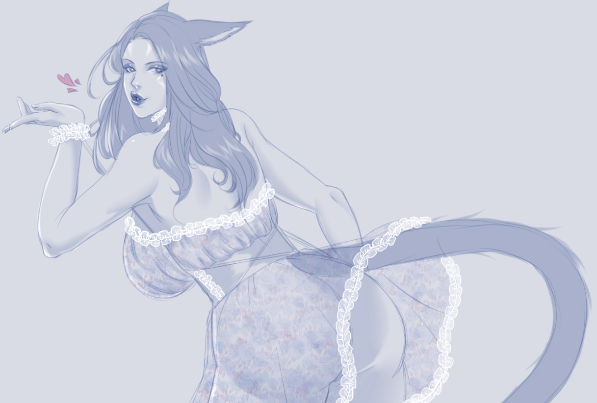 Doing something special for stream today, these type of REALLY clean sketches in