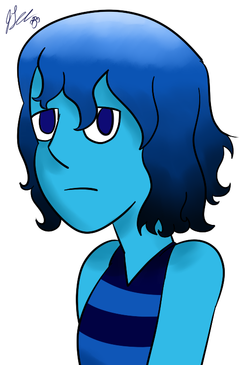 Another Lapis drawing. I was thinking about Korra’s hairstyle and how her hair