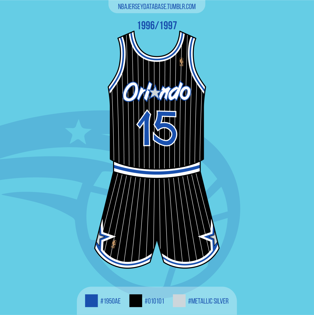 NBA Jersey Database, Orlando Magic City Jersey 2017-2018