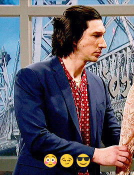 keylorenisbaby:  driverdaily: *when Adam realizes he’s that man™* his little laugh is so