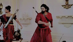 iheartcinema: Love is synchronistic poetryThe prince of Mahishmati and the princess of Kuntala in combat together Baahubali: The Conclusion (2017) 