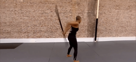 the36thbloggerofshaolin:The actresses behind Black Panther’s Dora Milaje show off their skill (and b