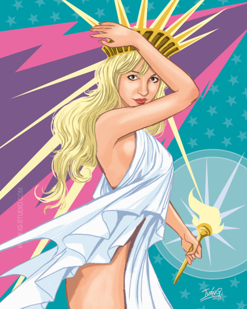 Britney Spears in a dimension of freedom (signed prints) © Iván García.Digital art.Signed pints, mar