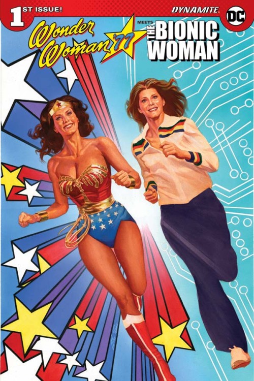 Remember that yesterday we’re talking about Lynda Carter and all that, well this is a thing, and with Lindsay Wagner Just think the possibilities man… 