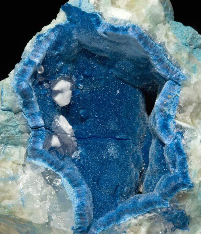 ifuckingloveminerals:  Shattuckite, Quartz Namibia