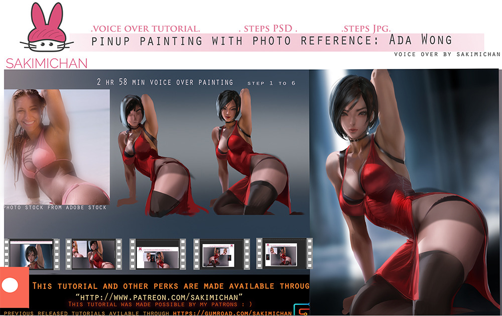 sakimichan: Term summary ! sign up ends tomorrow tonight :3 PSD, HD jpg, video  process,