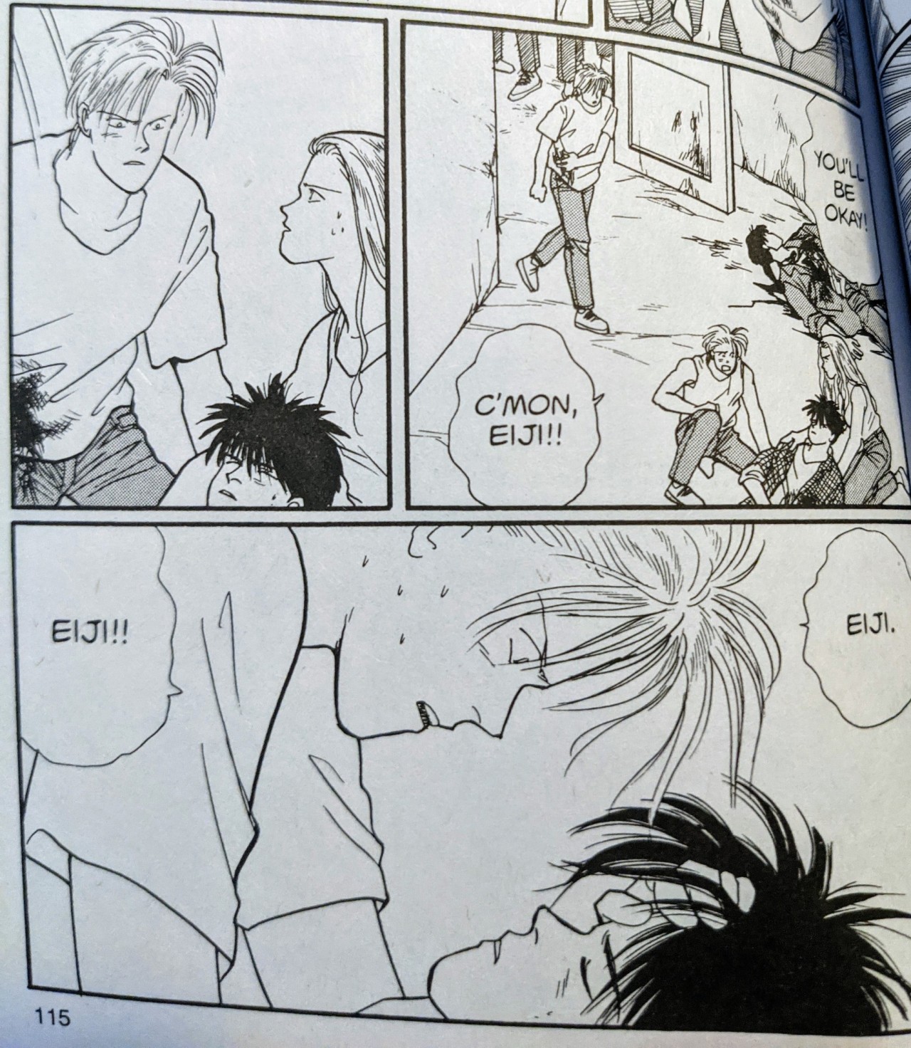photo Eiji Okumura Manga Panels banana fish manga additions