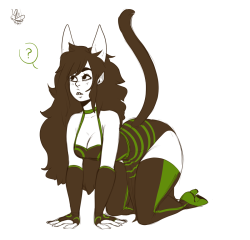 fefairi:  i realized that i dont think ive ever drawn the disciple before so i decided to fix that by speed-sketching everyone’s favorite cat-wife for a warm-upshe came out way more pin-up-y than i intentioned and im p sure her outfit is missing half