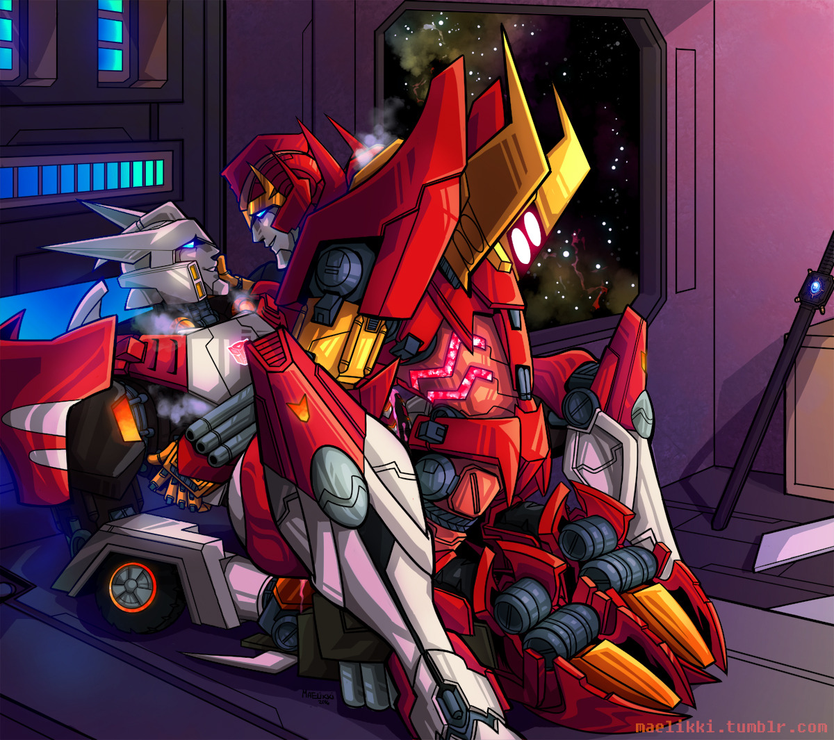 Some DriftRod romantic goodness as requested by a kind person from outside  tumblr! – @sticky-stash on Tumblr