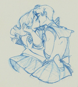 yamino:  juls-art:  Lots of sailor kisses