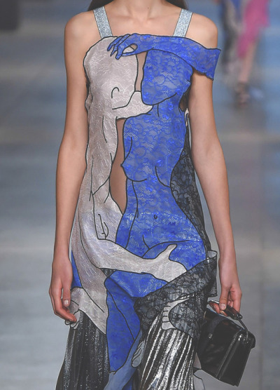 xizv:christopher kane f/w 15 x “blue nude (I)&ldquo; by henri matisse, 1952