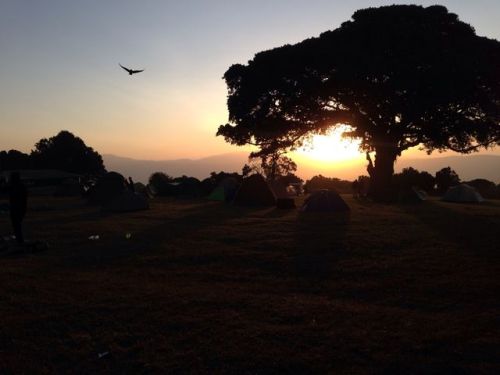 Sunrise at the Ngorongoro caldera … Amazing