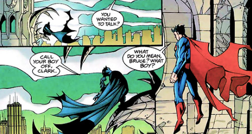 casandracain:Actual jealous dad Bruce Wayne.From Batgirl #042.
